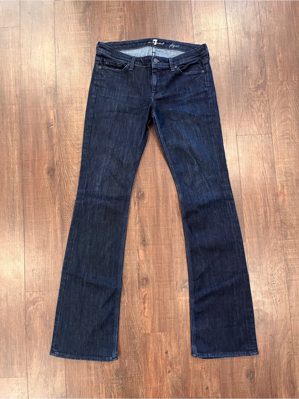 7 FOR ALL MANKIND Women's Dark Wash ~ Flynt ~ Bootcut Jeans Size 29